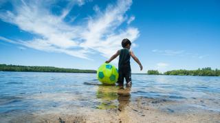 BOY AT BEACH