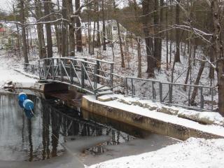 Waterhouse Brook Bridge in the Snow