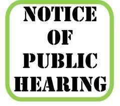 public hearings